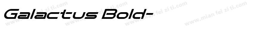 Galactus Bold字体转换